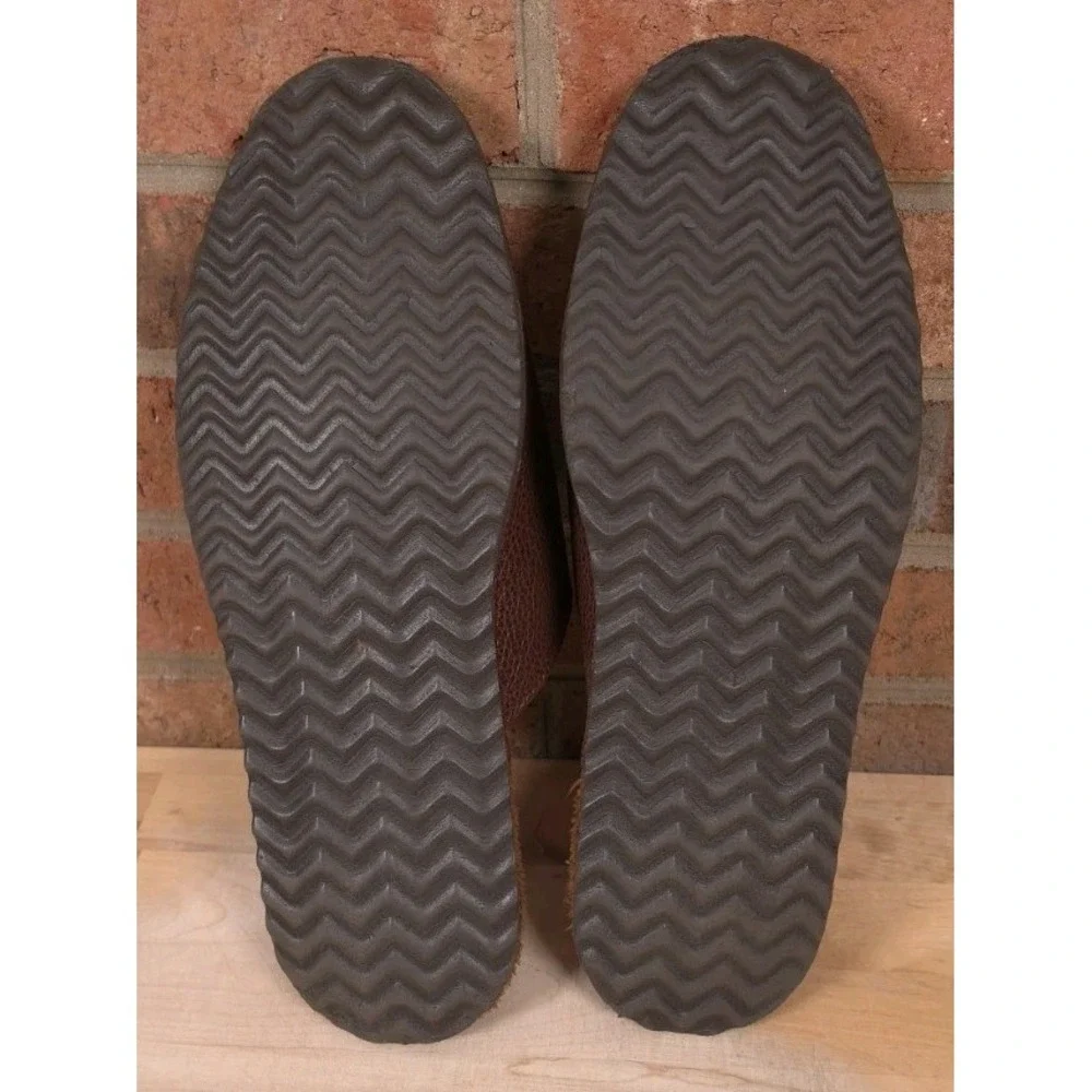 Beckett Simonon Jones Brown Leather Slip-On Slippers Size 12M